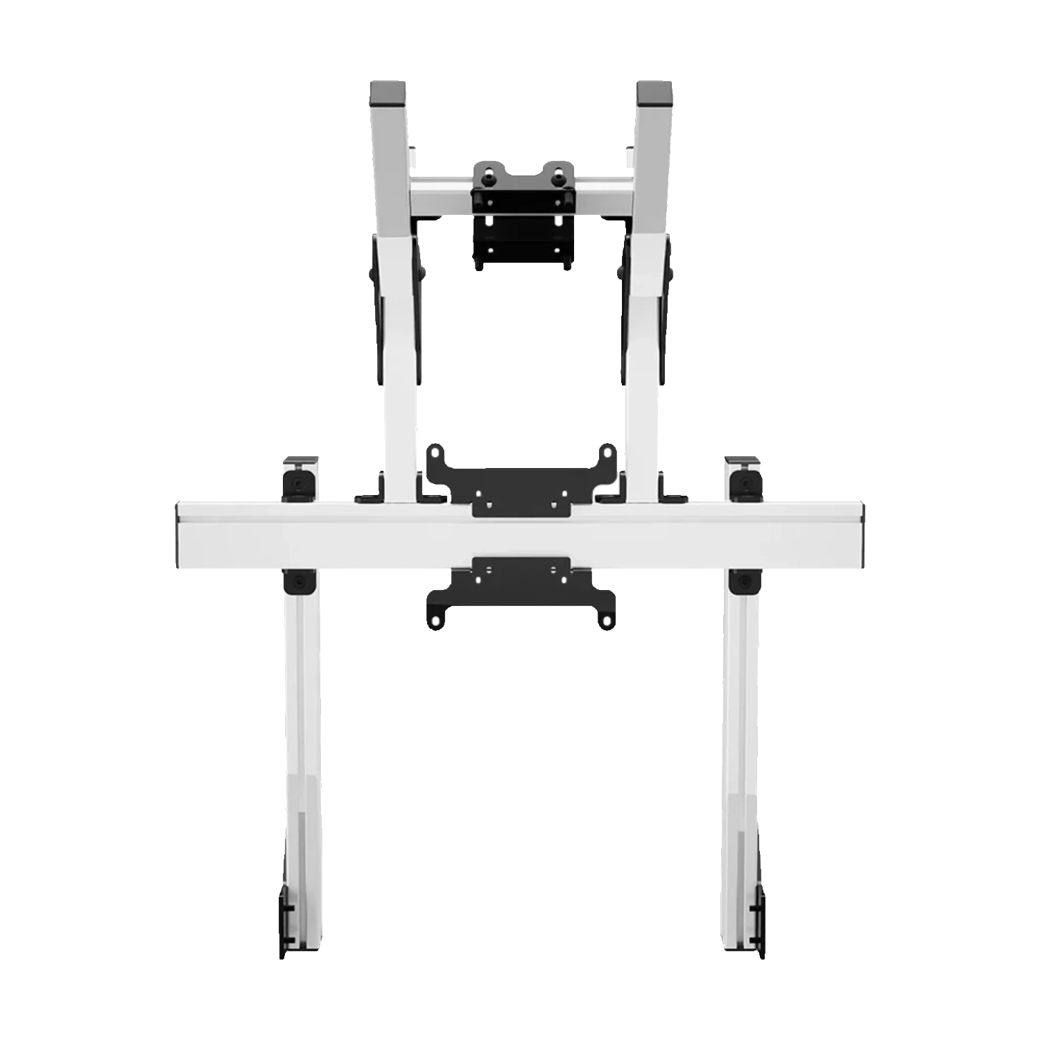 Simgasm Apex Integrated Dual Monitor Stand: height adjustment for two cockpit-mounted screens